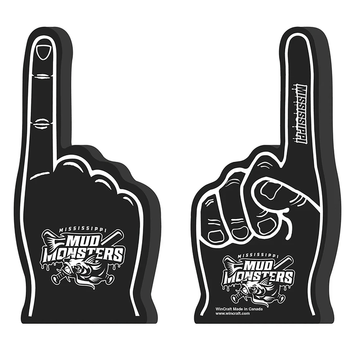 #1 Foam Finger-Primary Logo-Black