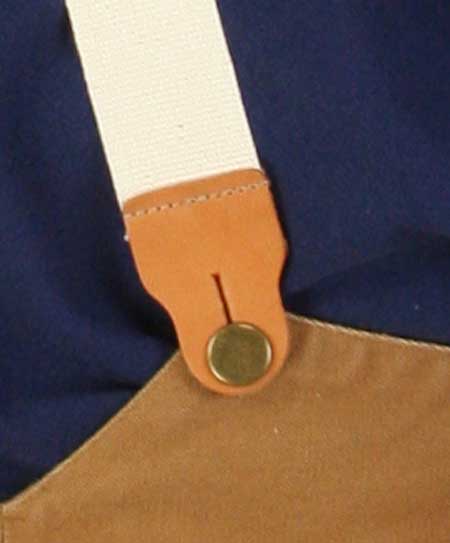 1860s Cotton X-Back Suspenders - Thin Weave Natural (Long)