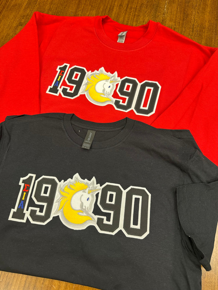 1990 Sigma Iota Alpha - Mascot Stitch Founding Apparel