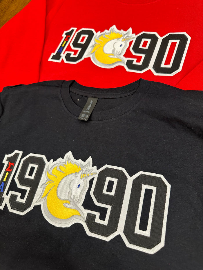 1990 Sigma Iota Alpha - Mascot Stitch Founding Apparel