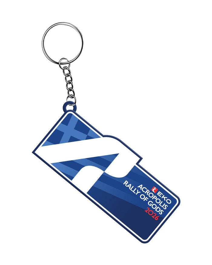 2026 EKO ACROPOLIS RALLY EVENT PLATE KEYRING