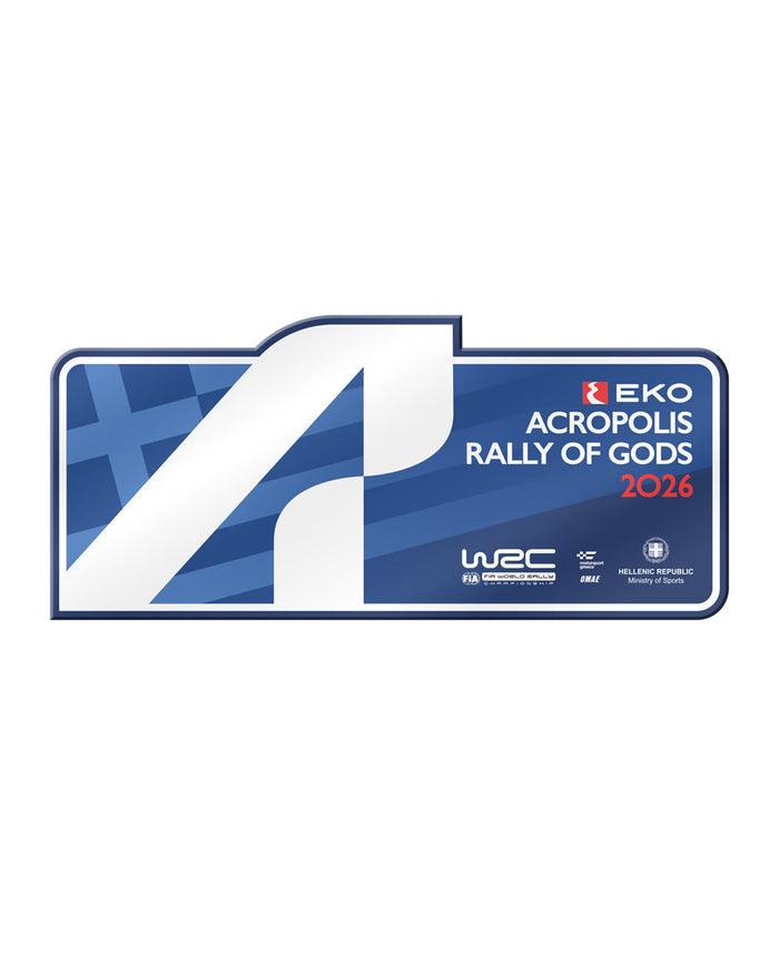 2026 EKO ACROPOLIS RALLY EVENT PLATE