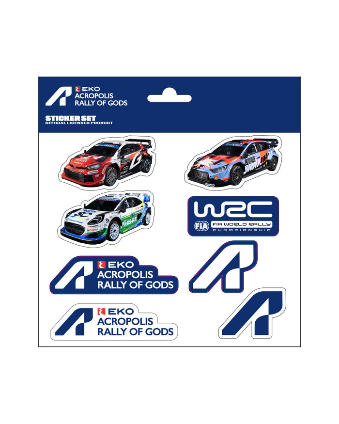 2026 EKO ACROPOLIS RALLY EVENT STICKER PACK