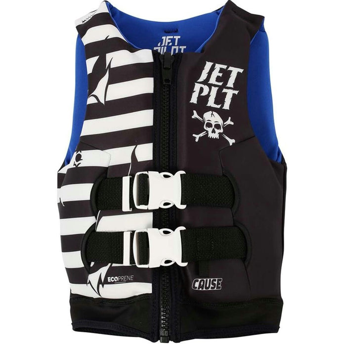 2026 JETPILOT CAUSE BOYS YOUTH ECO VEST - BLACK