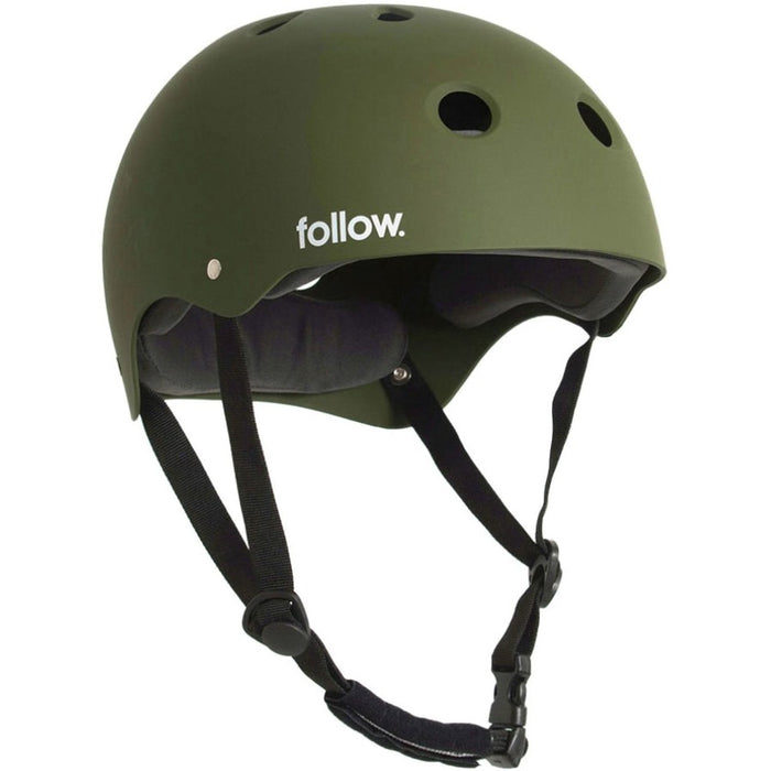 2027 FOLLOW SAFETY FIRST HELMET - OLIVE