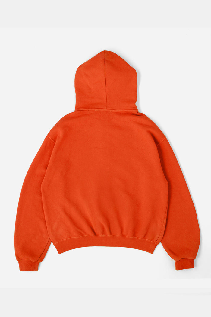 60's Faded Zip hoodie / Blaze Orange