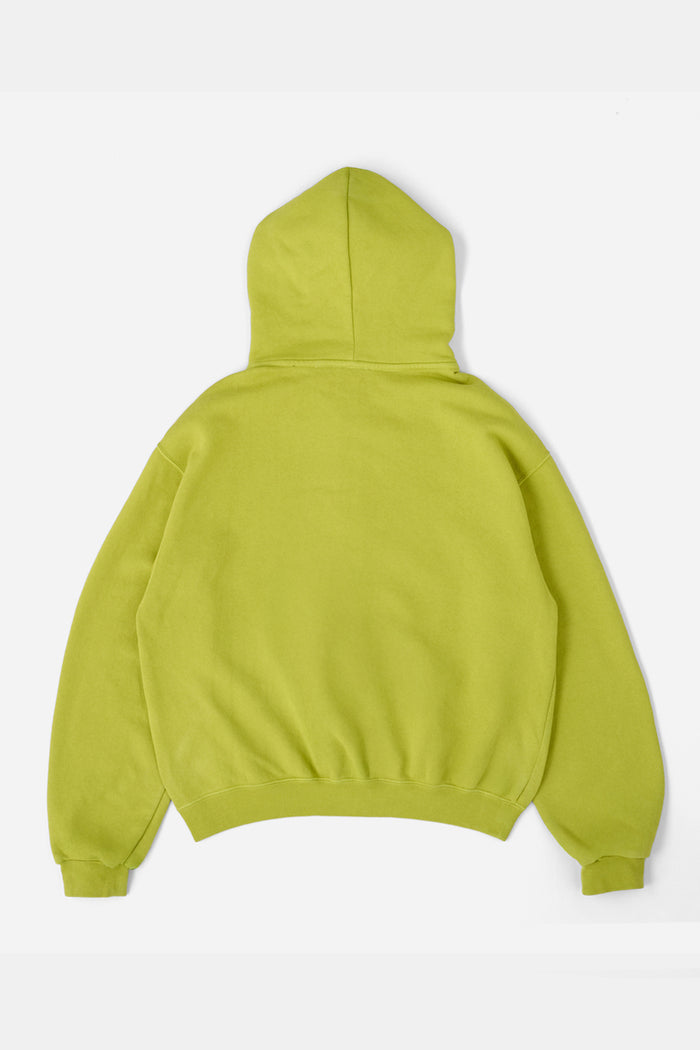 60's Faded Zip Hoodie / Lime