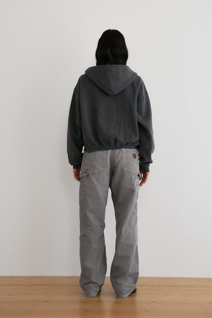 60's Faded Zip hoodie / Navy Gray