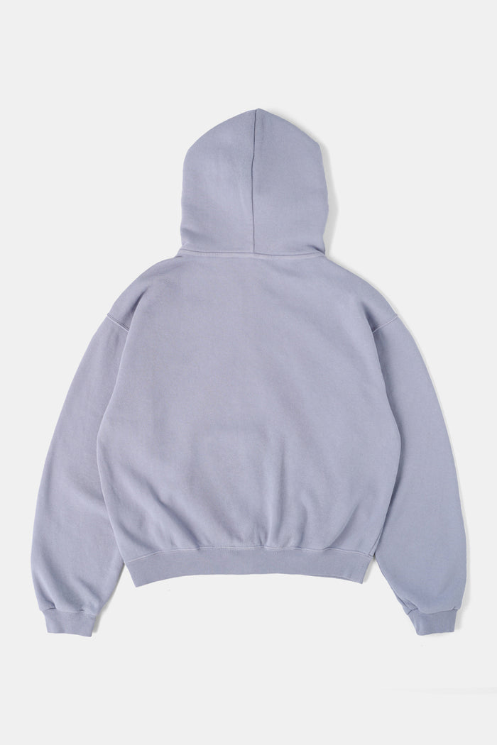 60's Faded Zip hoodie / Queen Blue