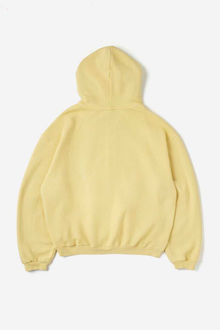 60's Faded Zip hoodie / Saffron Yellow