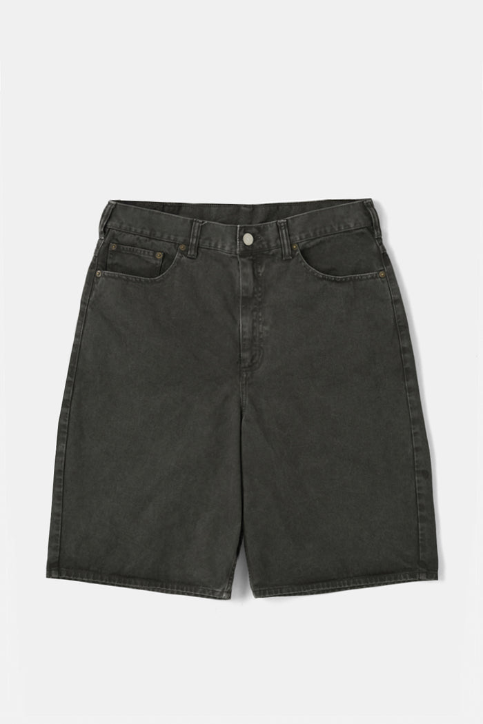 92' Loose-Fit Faded Shorts / Smoky Grey</mid-july>