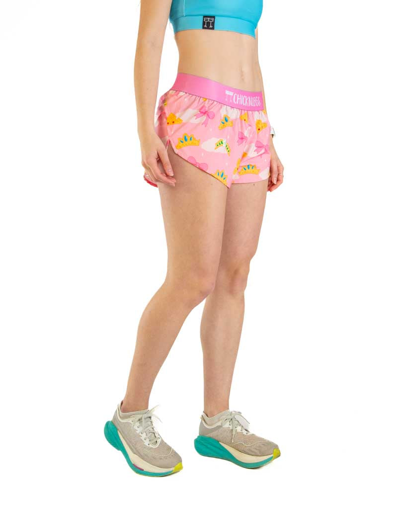 Women's Princess Tiara 1.5" Split Shorts