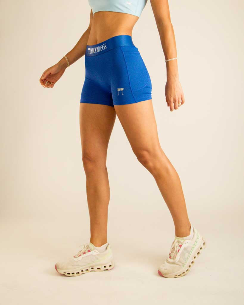 Women's Royal Blue 3" Compression Shorts