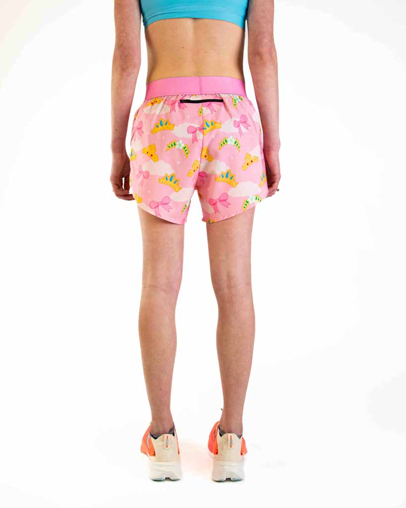 Women's Princess Tiara 4" Split Shorts