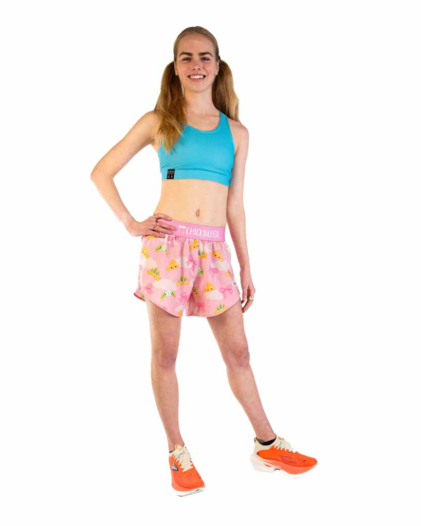 Women's Princess Tiara 4" Split Shorts