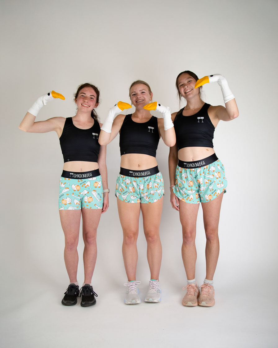Women's Silly Goose 3" Compression Shorts