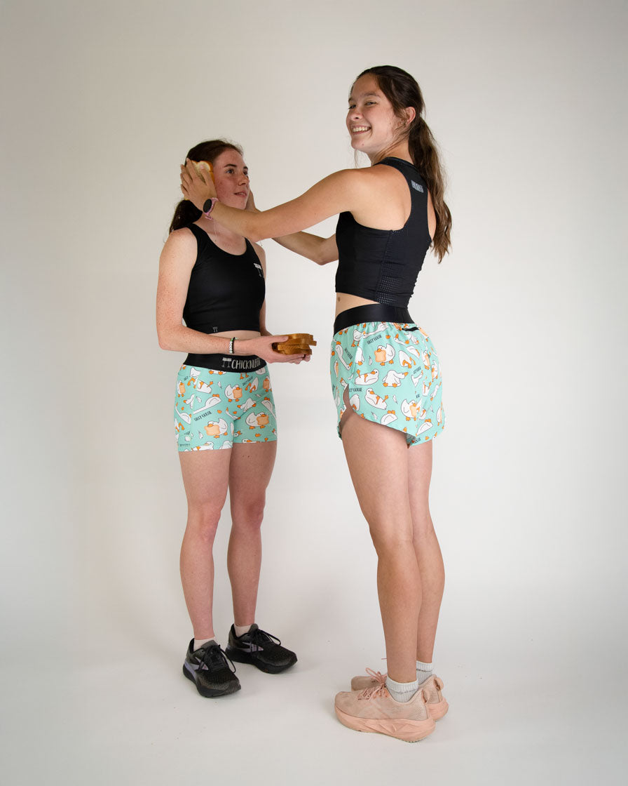 Women's Silly Goose 3" Compression Shorts