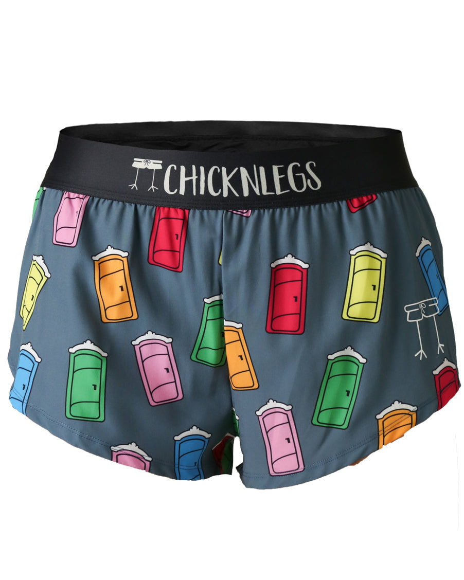 Women's Porta Potty 1.5" Split Shorts