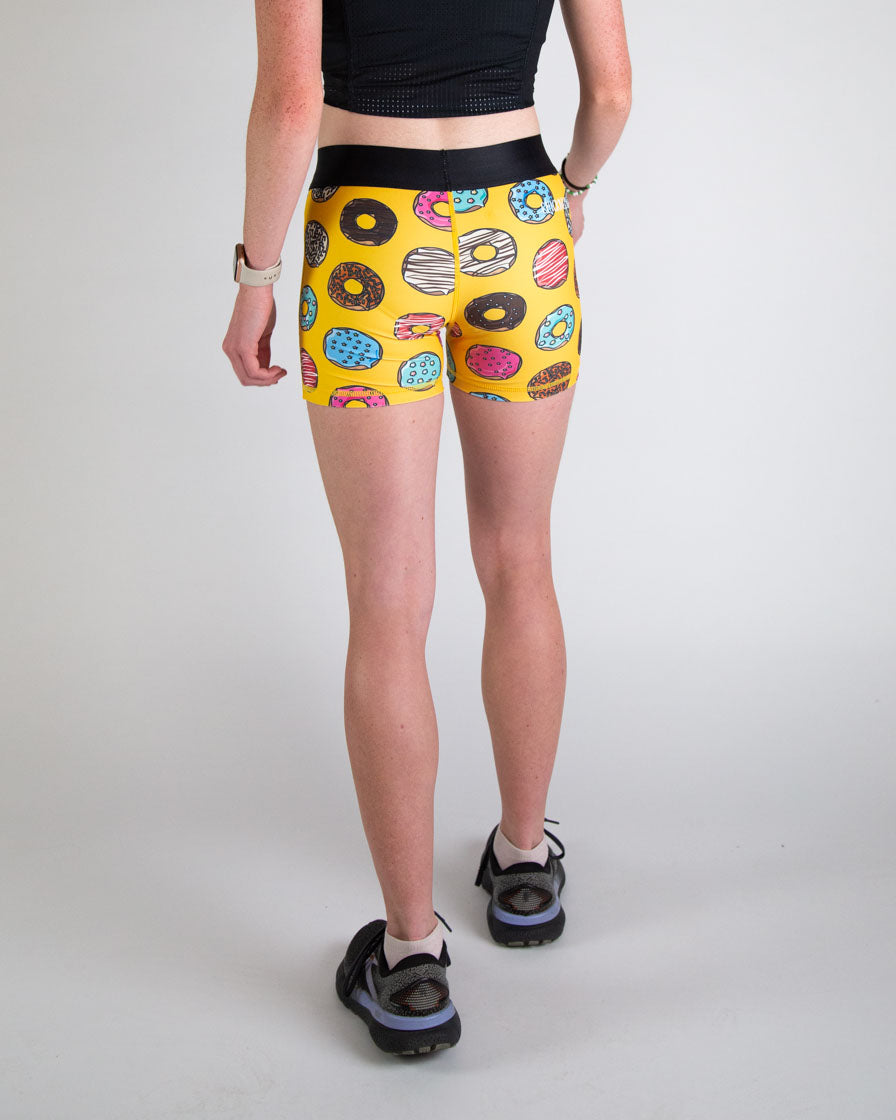 Women's Salty Donuts 3" Race Compression Shorts