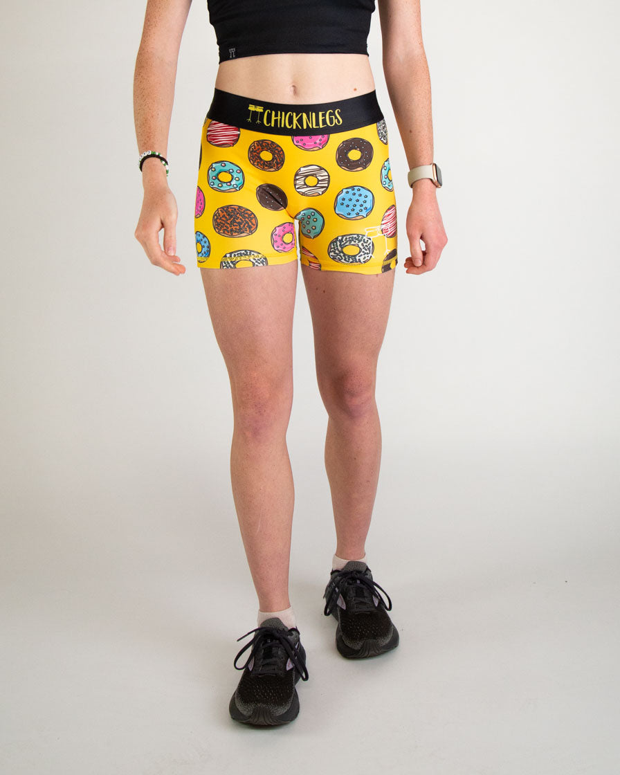 Women's Salty Donuts 3" Race Compression Shorts