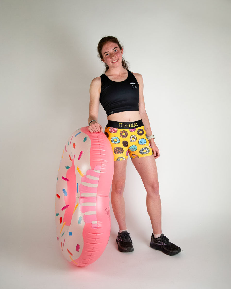 Women's Salty Donuts 3" Race Compression Shorts