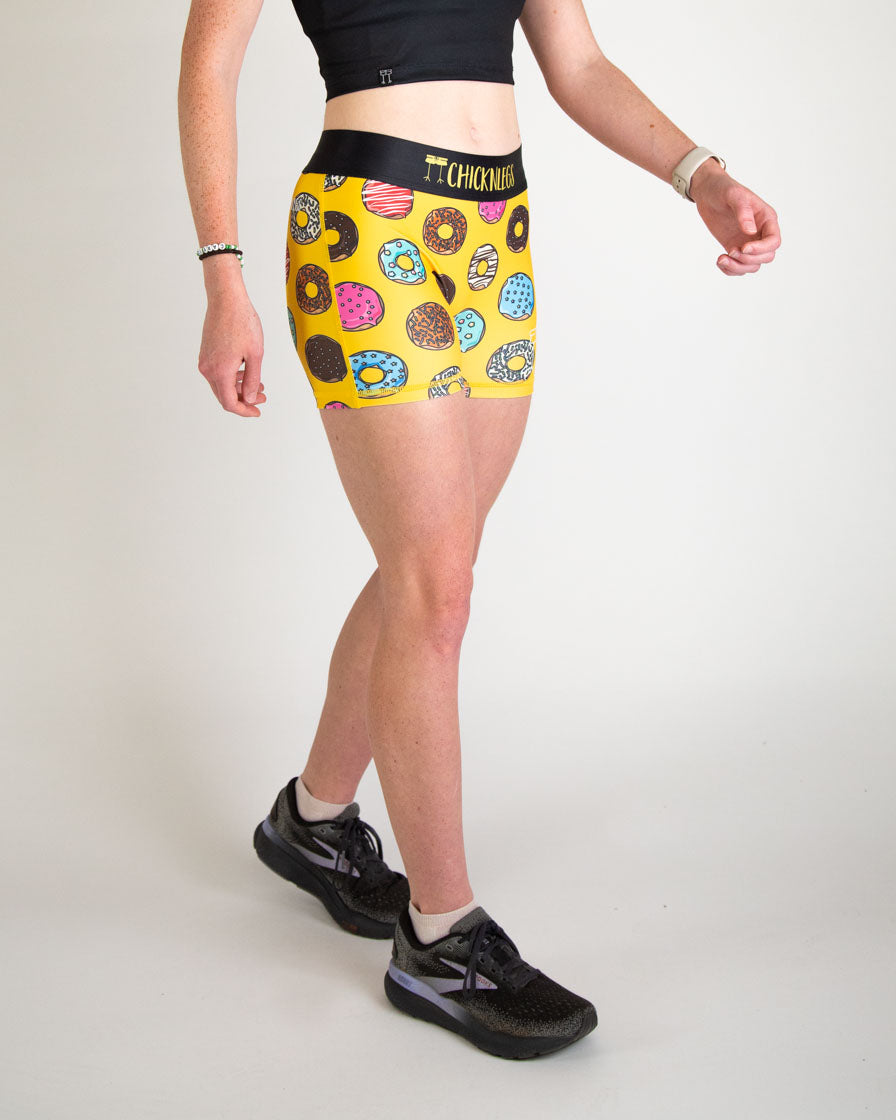 Women's Salty Donuts 3" Race Compression Shorts