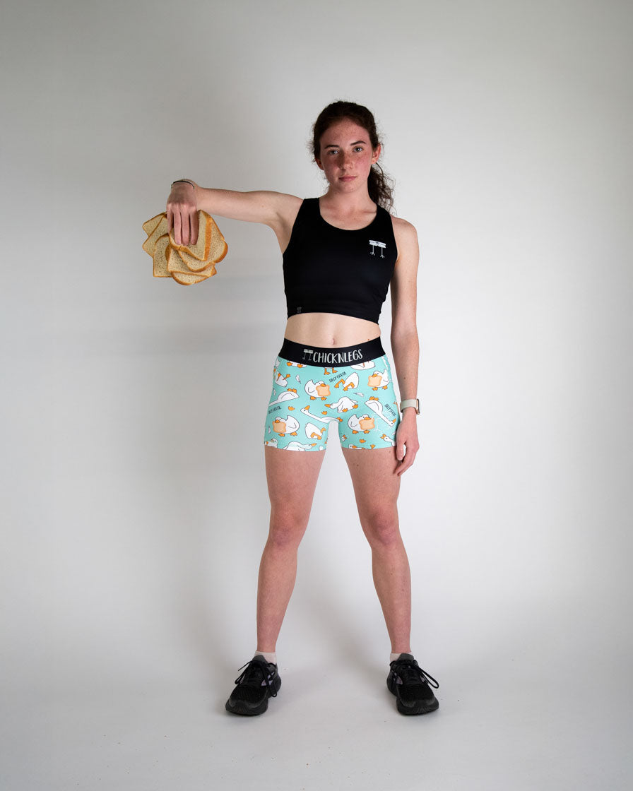 Women's Silly Goose 3" Compression Shorts
