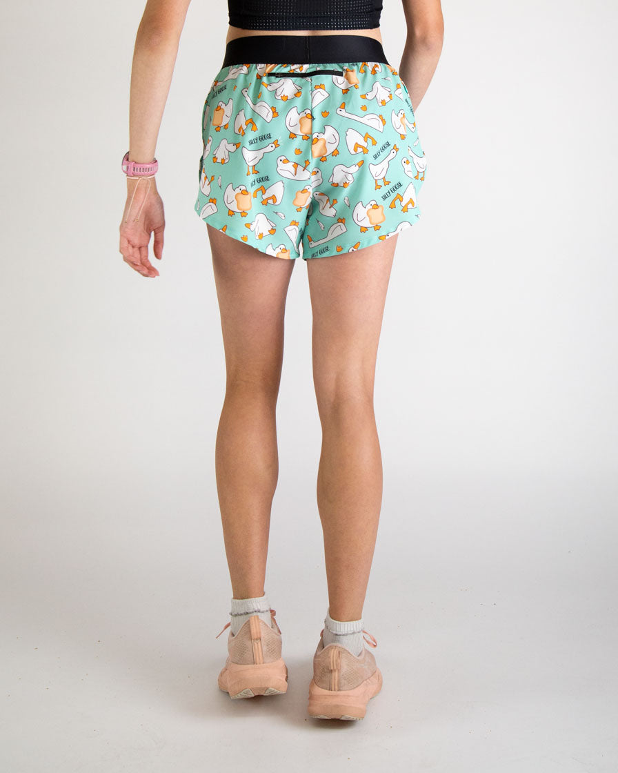 Women's Silly Goose 4" Split Shorts