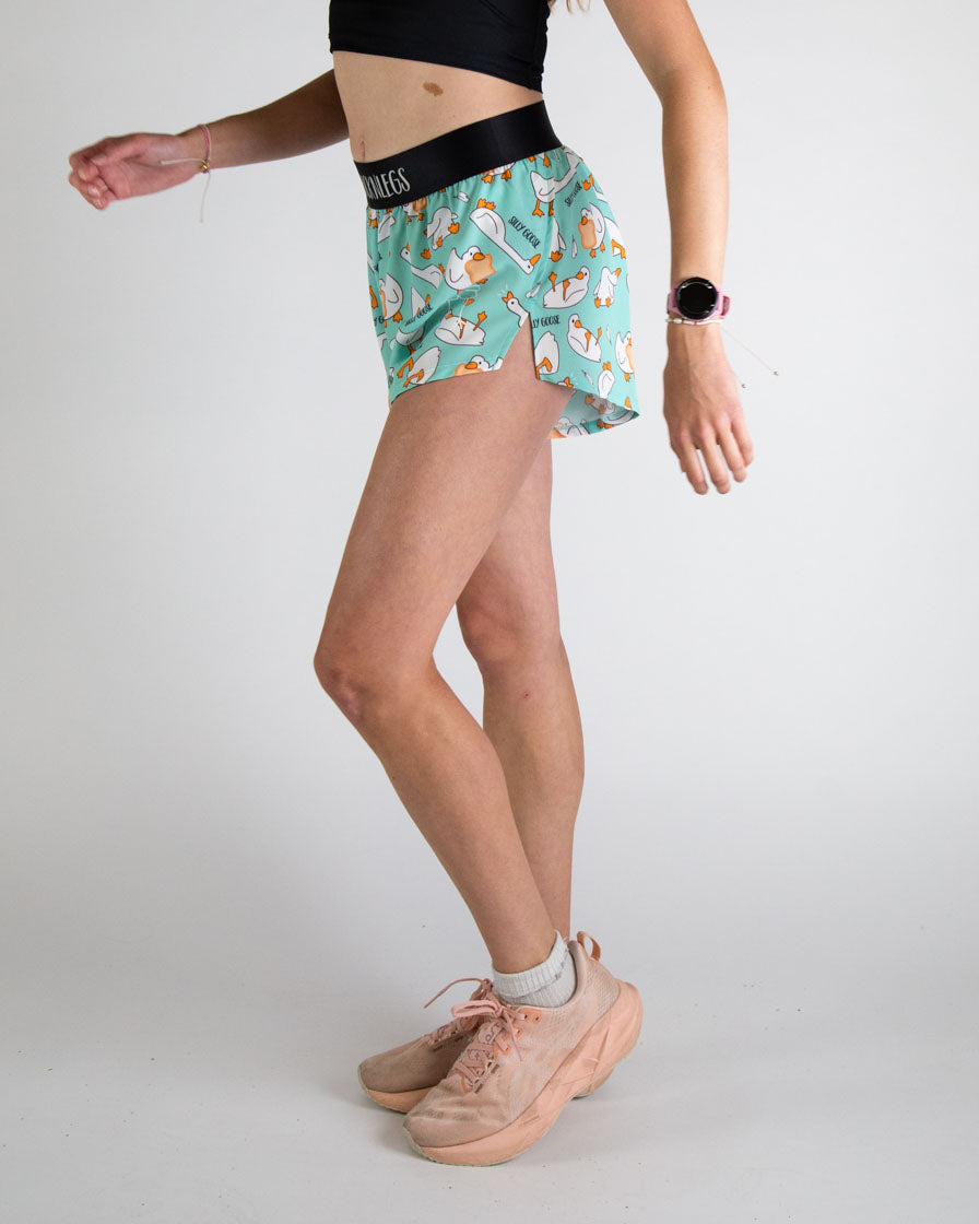 Women's Silly Goose 4" Split Shorts