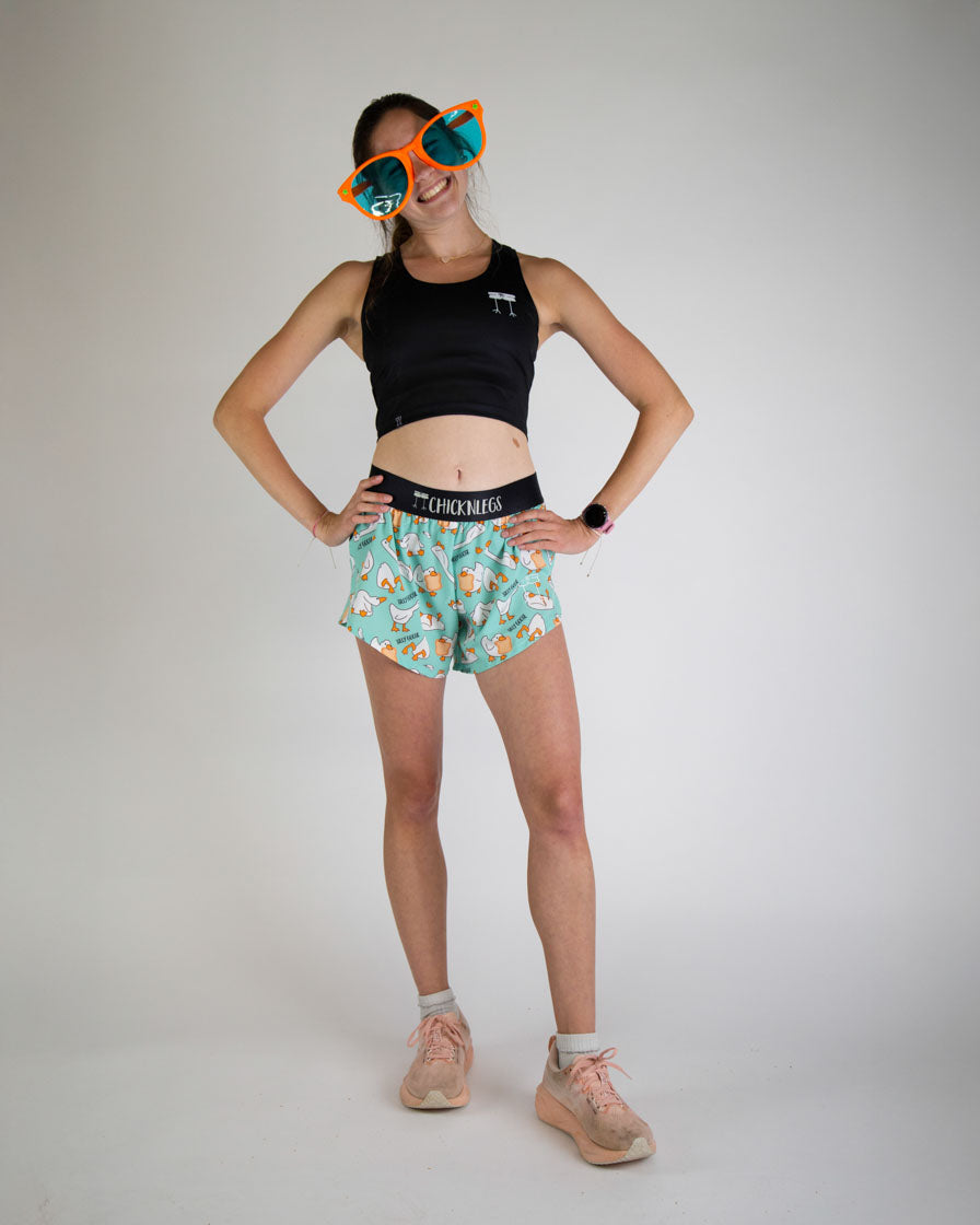 Women's Silly Goose 4" Split Shorts