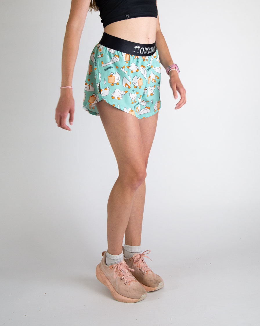 Women's Silly Goose 4" Split Shorts