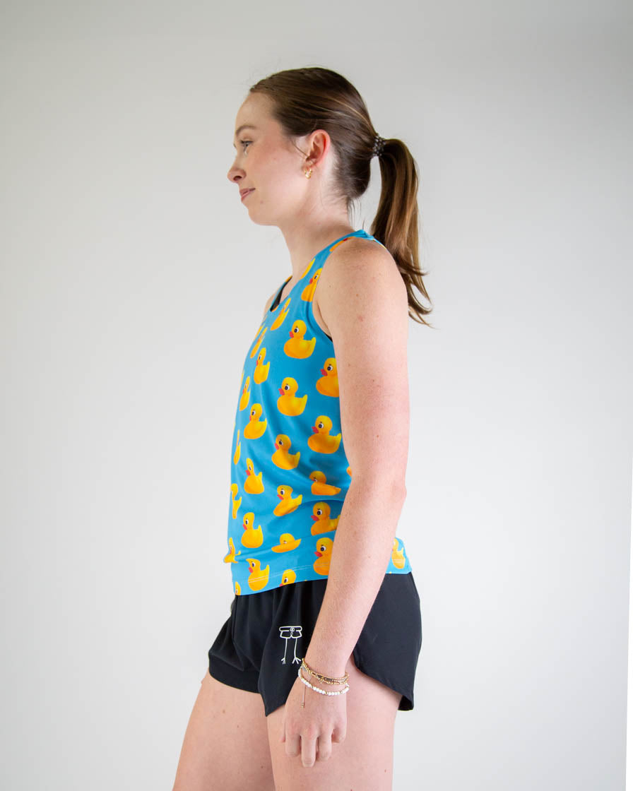 Women's Rubber Ducky Performance Singlet