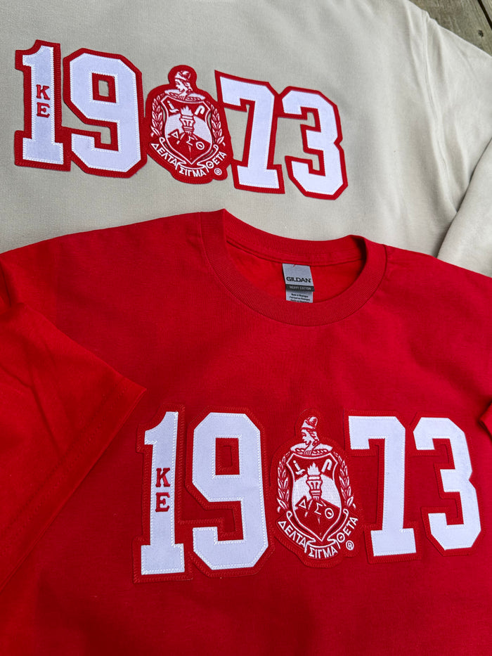 Kappa Epsilon - 1973 Delta Stitch Charter Date Apparel