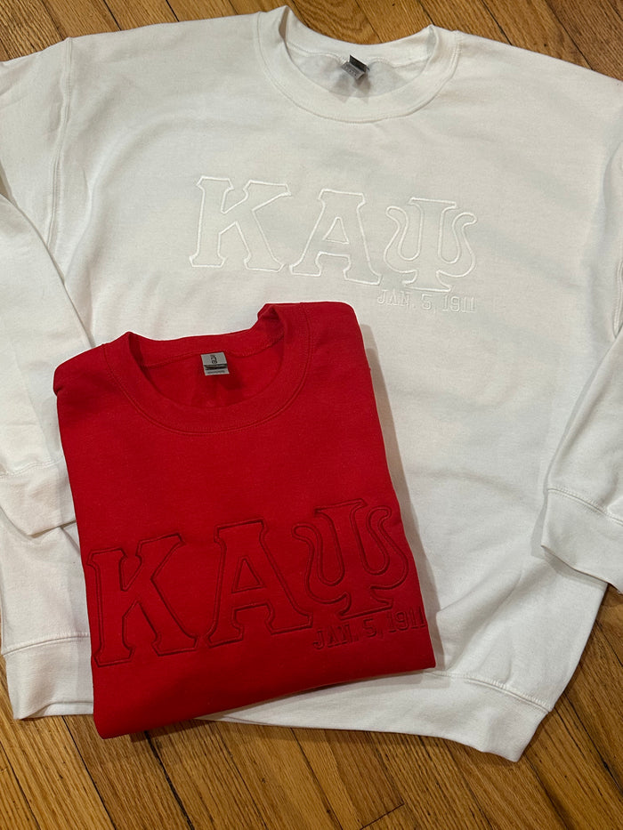 Kappa Alpha Psi - Tone Embroidered J5 Sweatshirt