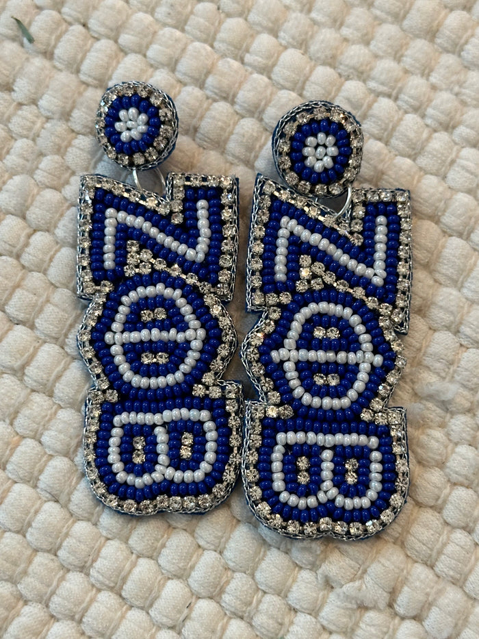 D9 - Sorority Beaded Earrings