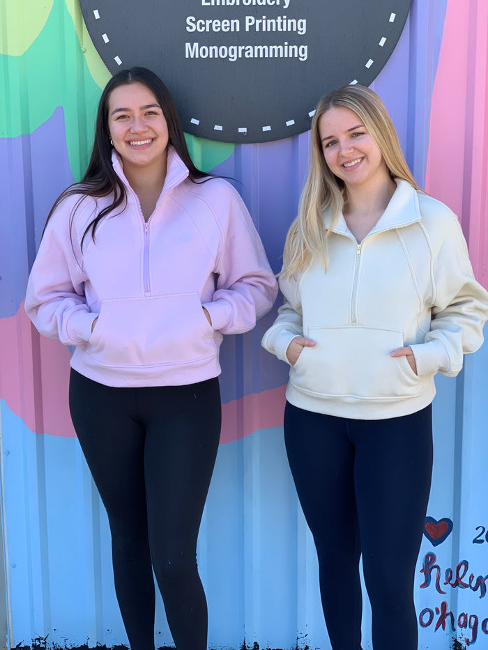 Sorority - Lulu Scuba Dupe Half Zip