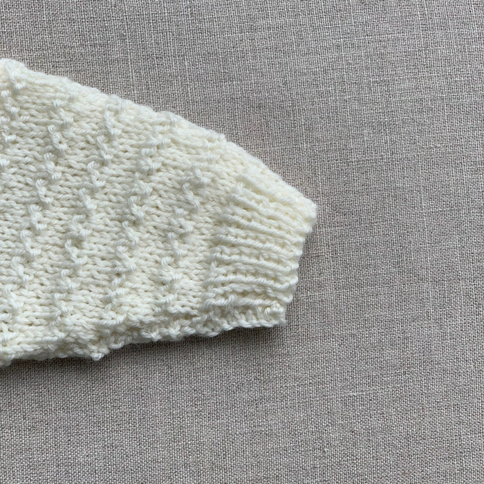 Knitted by Nana Tommy Cardigan Cream