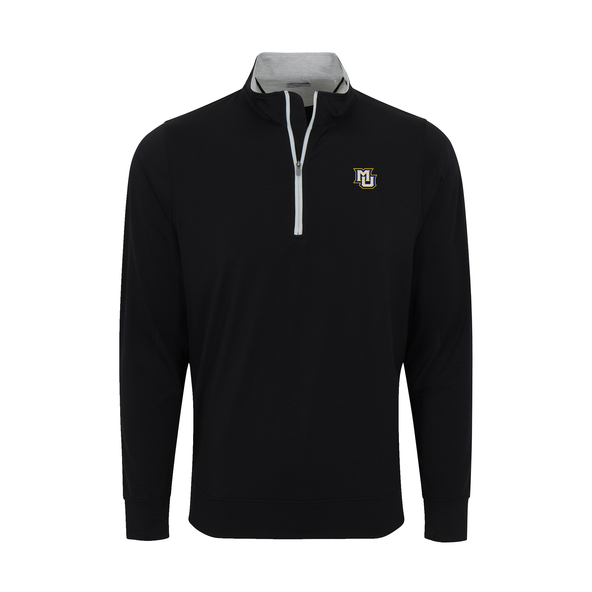Marquette DriRelease® Performance Pullover Black with Light Grey Trim