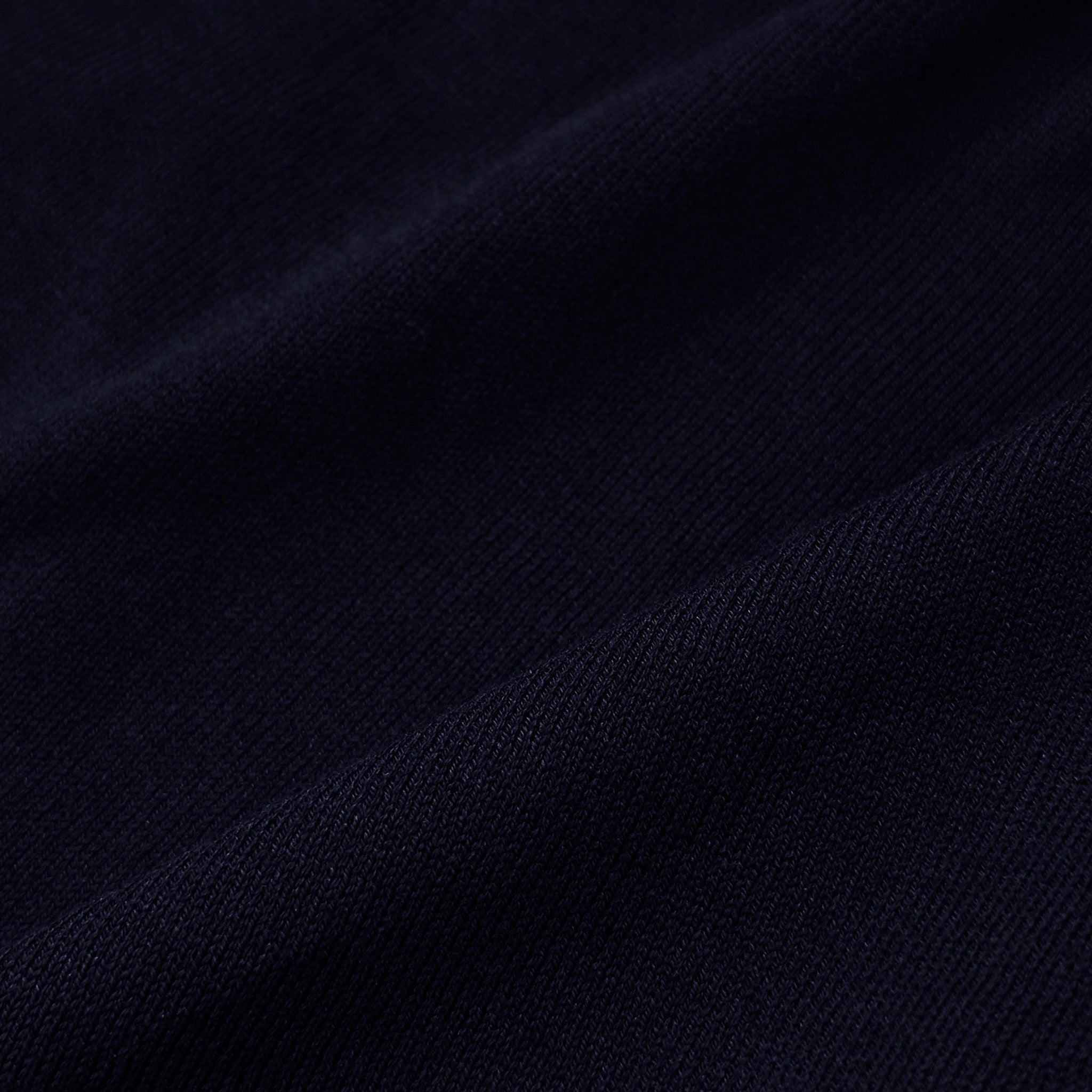 Maranello Mid-Weight Cotton & Silk Tee Navy
