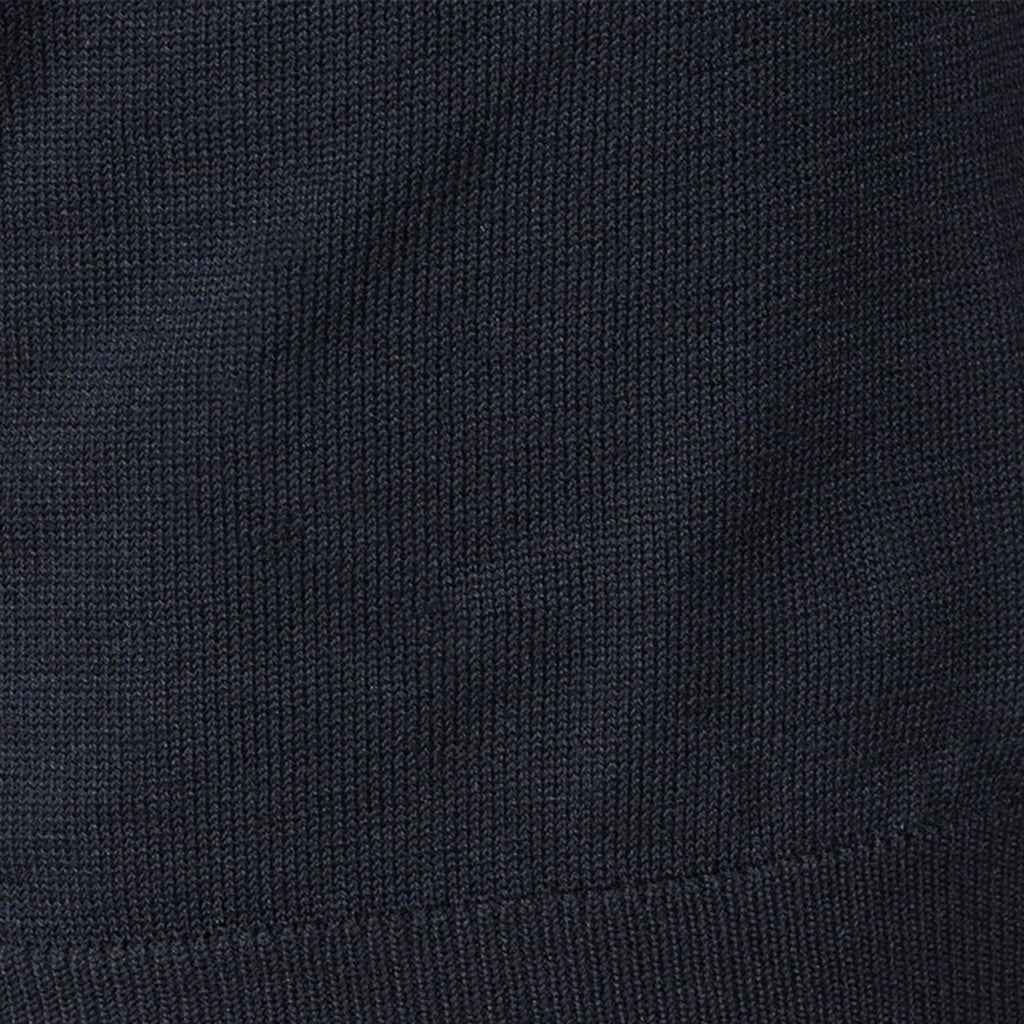 Maranello Mid-Weight Cotton & Silk Polo Black - 3-Button