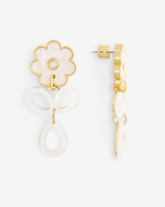 Acetate Petal Earrings