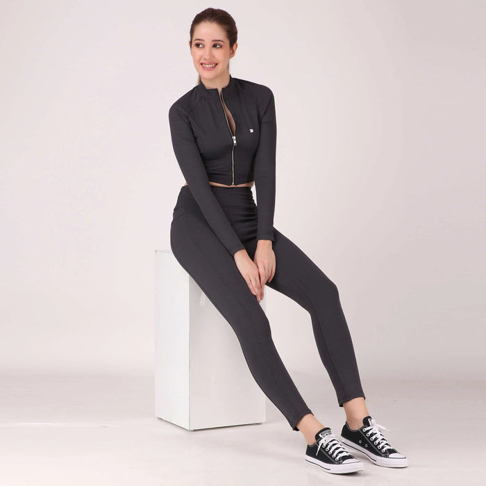 Adapt Tracksuit Charcoal Grey