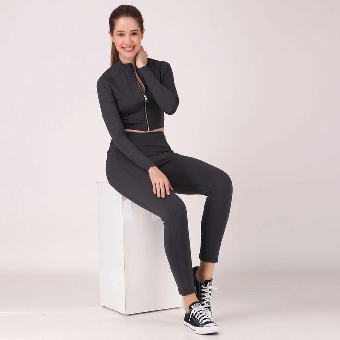 Adapt Tracksuit Charcoal Grey