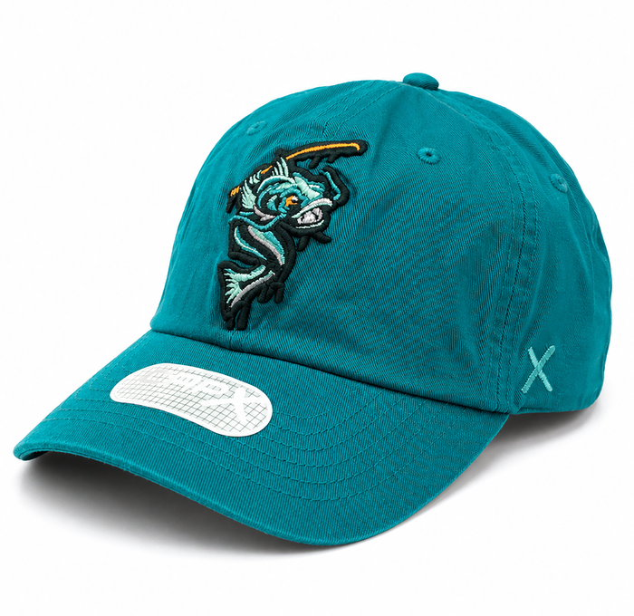 Adjustable Hat - Swinging Fish - Teal