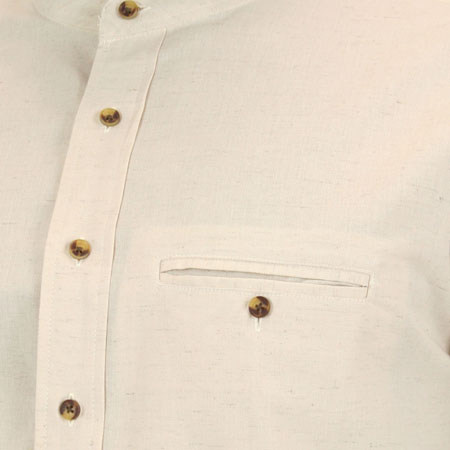 Aiden Linen Work Shirt - Natural