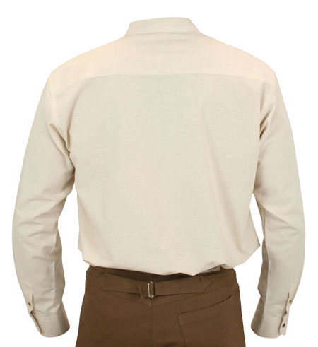 Aiden Linen Work Shirt - Natural