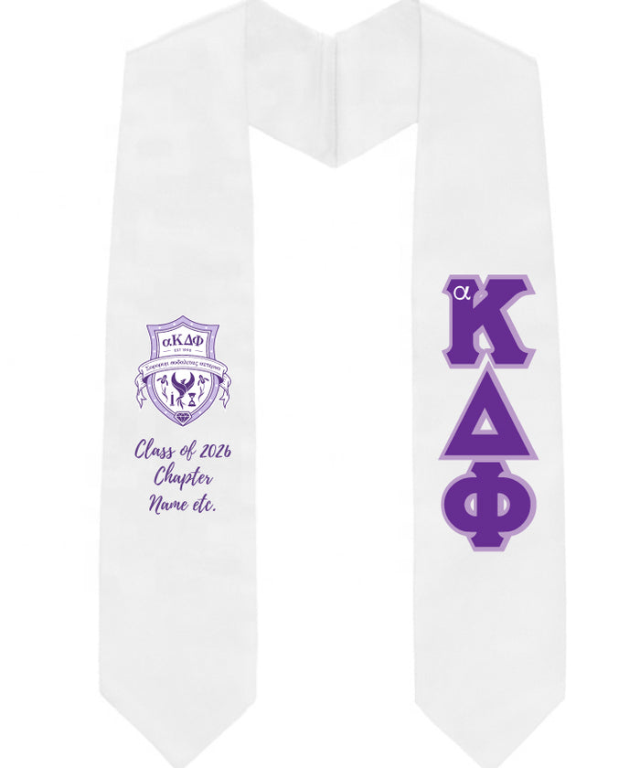 alpha Kappa Delta Phi - Graduation Stole