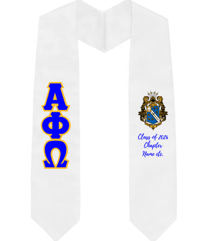 Alpha Phi Omega - Graduation Stole