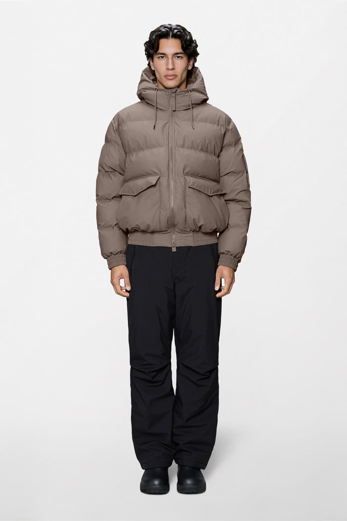 RAINS Alta Bomber Puffer Jacket Cinder Jacket