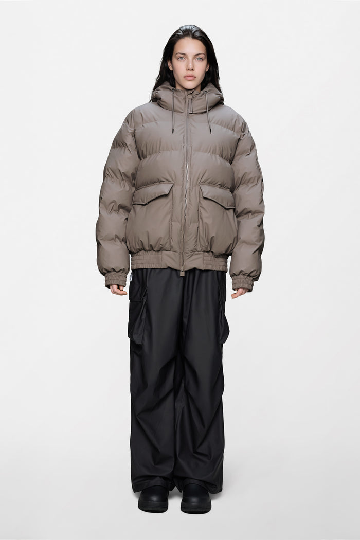 RAINS Alta Bomber Puffer Jacket Cinder Jacket